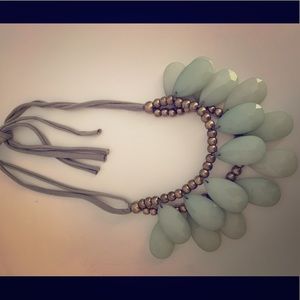 Light Green/Turquoise Statement Necklace